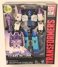 Transformers 2016 TItans Return Decepticon Overlord & Dreadnaut Leader Class 12
