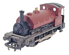 Hornby R1127 OO Gauge FR Maroon Color Pug 0-4-0ST Steam Tank Loco Runner Unboxed