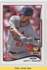 2014 Topps Matt Adams #157 READ 0l2