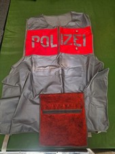 Warnweste alt Obsolete silber Polizei reflektierend