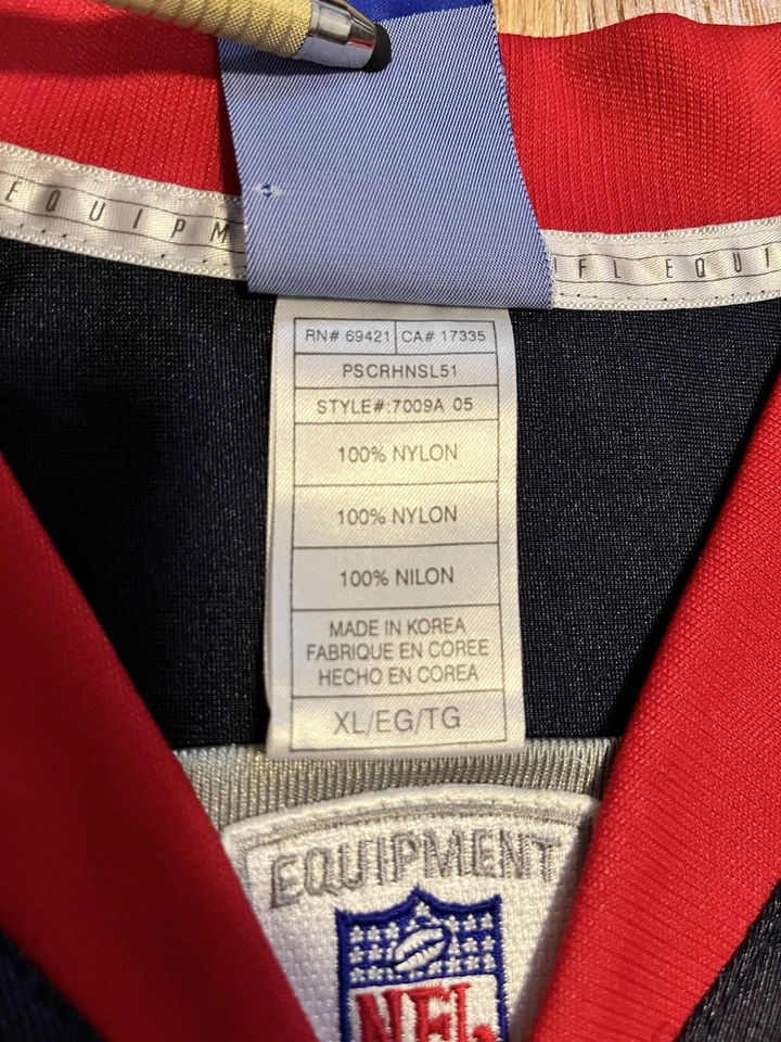 Camiseta deportiva retro Buffalo Bills Willis McGahee #21 azul Reebok NFL XL Foto 4 de 4