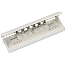 Metal Adjustable 6 Hole Punch for A5 A6 A7 Binders/Planners, Hole Puncher 6 R...
