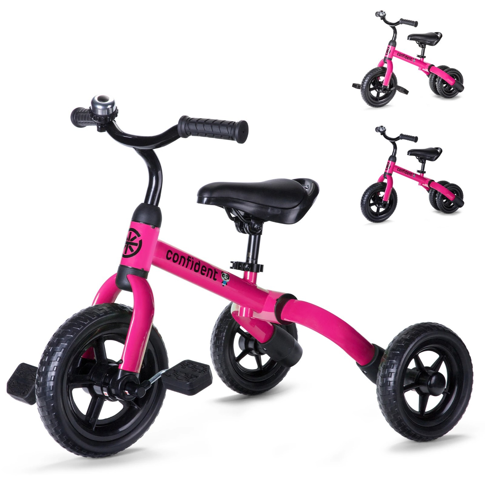 Toddlers Tricycle for 2/3/4/5 Years Old Boy&Girl with Detach