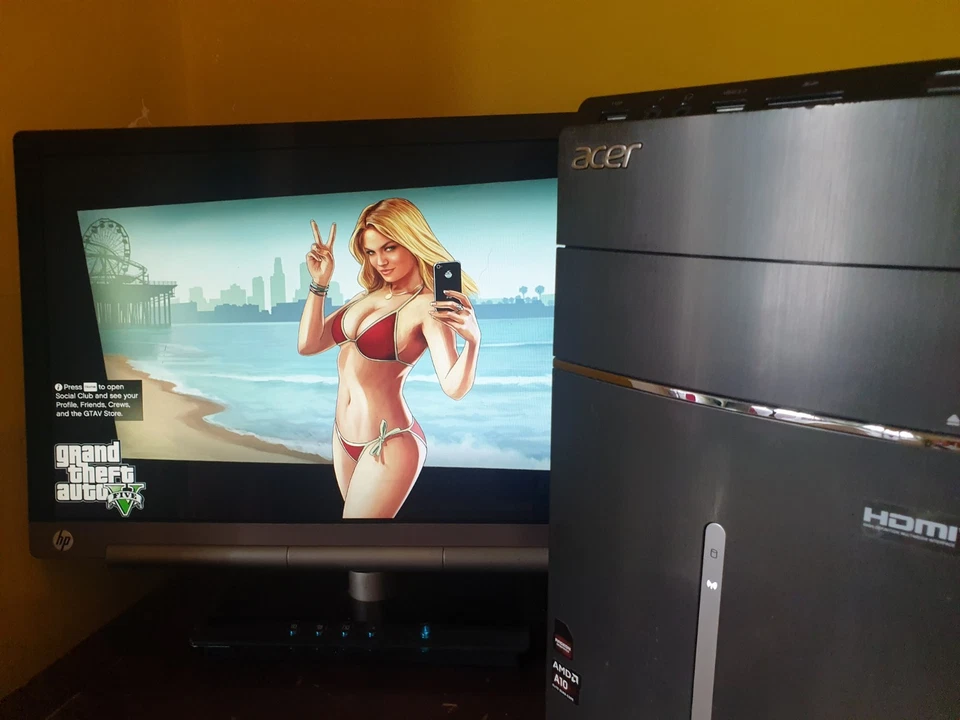 Acer Aspire TX-105 Gaming desktop,AMD A10, 1TB HDD,16GB ** GTA,Metro,Bioshock  - Image 2 of 4