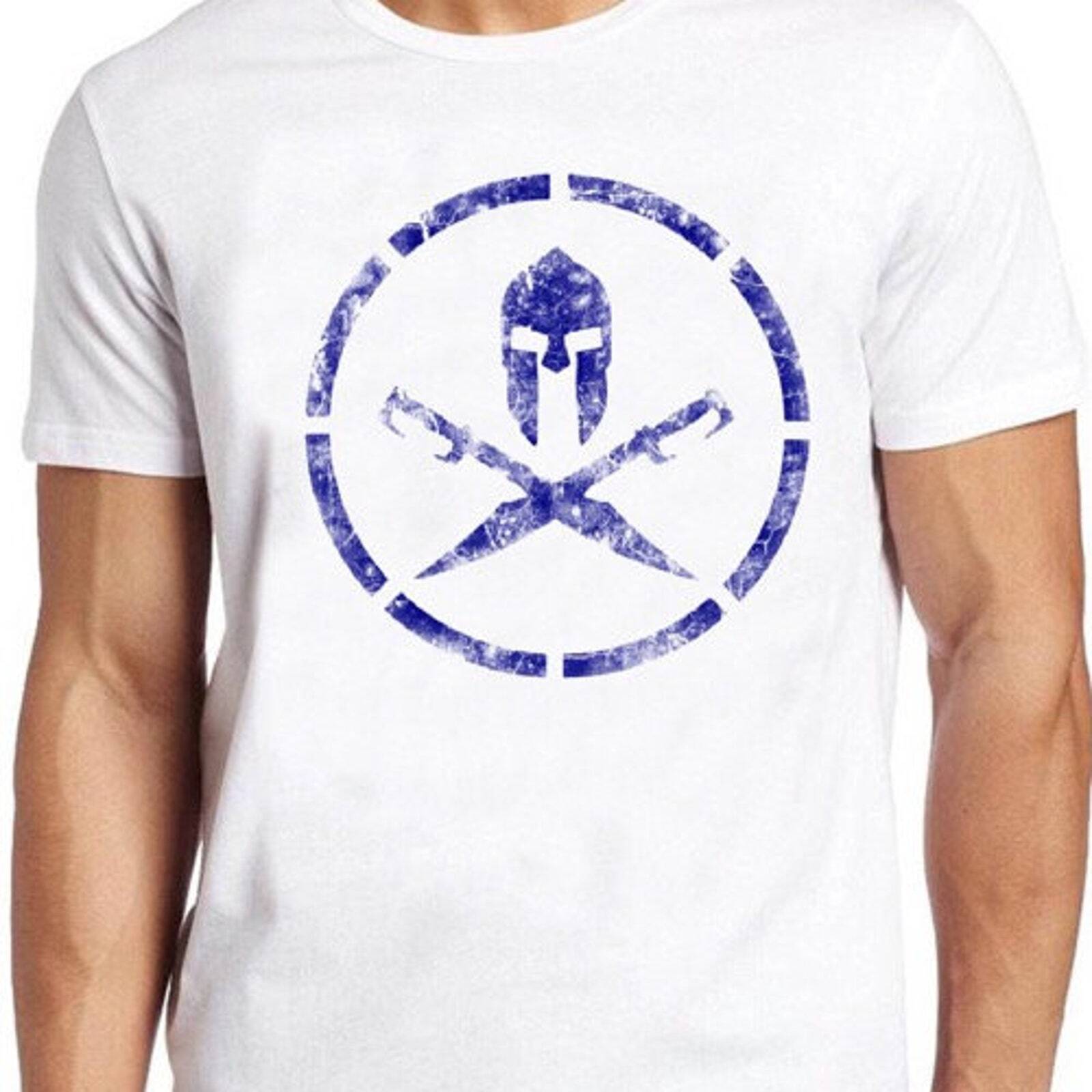 Spartan T Shirt Gladiator Warrior Emblem Spartacus Birthday Cool Gift Tee 112
