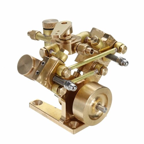 Für Mini Schiffsmodelle 2-Zylinder Marine V-shaped Dampfmaschine Kit M2B - Bild 5 von 14