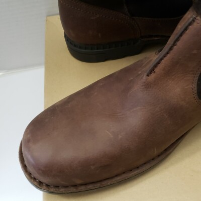 UGG Boots Chocolate Brown Leather Sheepskin Lining Hartsville 3263 Size 15 UGG Boots Chocolate Brown Leather Sheepskin Lining  main image 2