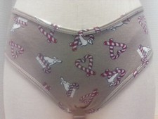 Christmas. Holiday. Victoria's Secret PINK Panty Gingerbread Candy Cane L