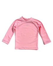 Citrine Swim YOUTH Girls Swimwear Long Sleeve Rash Guard Pink - Size 10