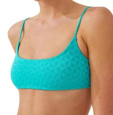 Bikini Swim Top Emerald Teal Small COTTON ON 24 NWT