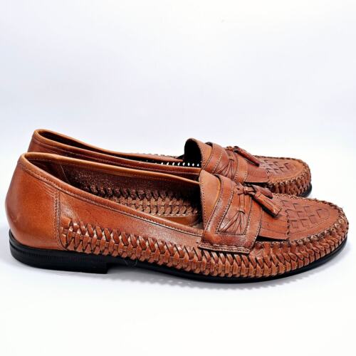 Nunn Bush nuovo uomo taglia 12 M marrone vera pelle made in Brazil - Foto 4 di 10