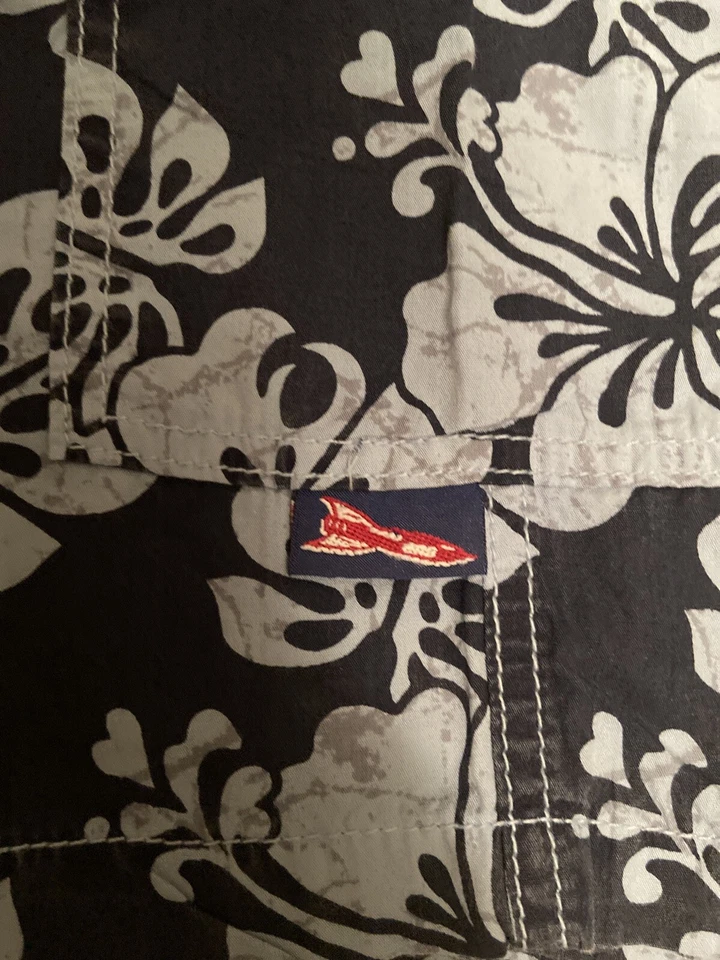 NUEVO SIN ETIQUETAS Niños 10 “CHARLIE ROCKET” Algodón AZUL Flores Tropicales Tabla CARGO SHORTS Foto 2 de 4