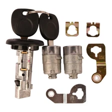 For Chevrolet 01-07 Ignition Key Switch Cylinder Kit with 2 Keys and Door Locks