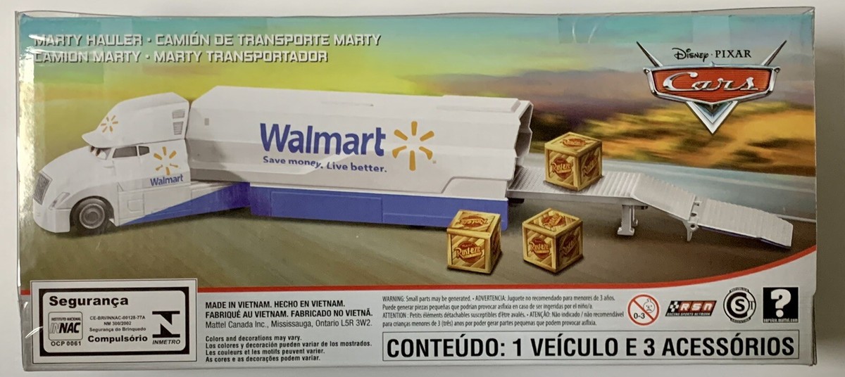 2021 Mattel Disney Pixar Cars MARTY Walmart Hauler NIB | eBay