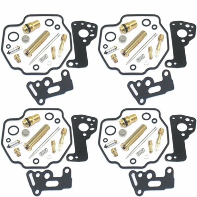 4-Carburetor Rebuild Kit For Yamaha Venture XVZ1300 & Vmax VMX1200 Motorcycles - Complete Repair Set