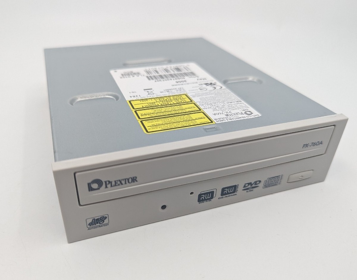 NOS] Plextor PX-760A 18x DVD±RW Internal Drive, White, US Seller