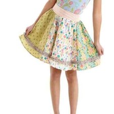 GIRLS MATILDA JANE IT'S A WONDERFUL PARADE SORBET CIRCLE SKIRT SIZE 2