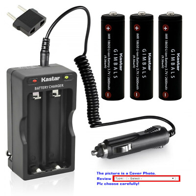 Kastar Battery Travel Charger for EVO GP EVO GP-PRO EVO RAGE3 EVO RAGE (Gen 1)