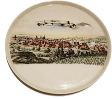 Plankenfels Porzellan Bavaria Germany Wiesbaden Souvenir Plate Dish Wall Hanging