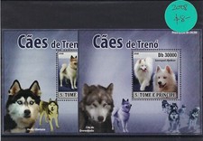 Sao Tome & Principe 2008 - Dogs Part 2 - Set of 4 Sheetlets - MNH