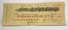 Vintage 1930 Bank Check ~ Gilliam Coal & Coke Company West Virginia Lynchburg VA