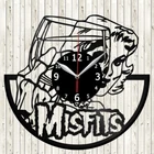 Misfits Vinyl Record Wall Clock Decor Handmade 4715