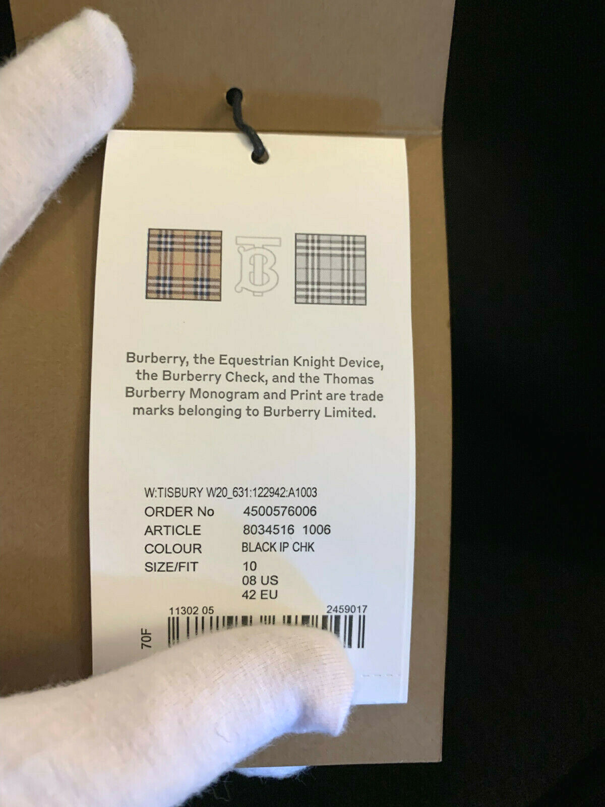 Burberry Women Tisbury Exploded Check Reversible Wool Coat, Black, Size 8, NWT!! image 8