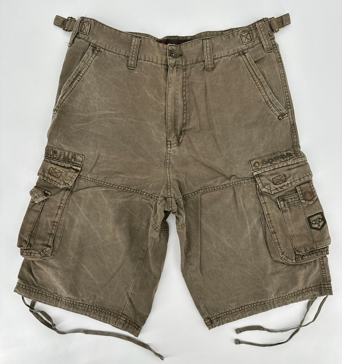RRJ Cargo Shorts Men's 33 Rough Rider Jeans Alpha-1 75 Vintage Y2K