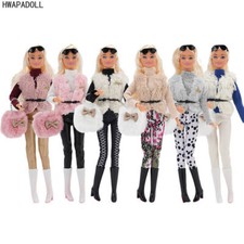 Winter Vest Coat Clothes For 11.5in. Girl Doll Outfit Sweater Pants Boots 1/6