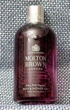 MOLTON BROWN London Bath & Shower Gel 300 ml / 10 fl oz FIERY PINK PEPPER