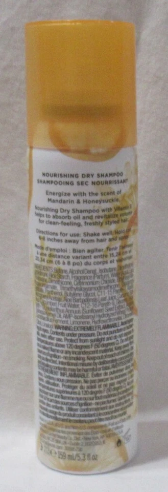 Victoria's Secret Champú Seco Nutritivo MANDARINA Y MADRESELVA ENERGIZAR Foto 3 de 4