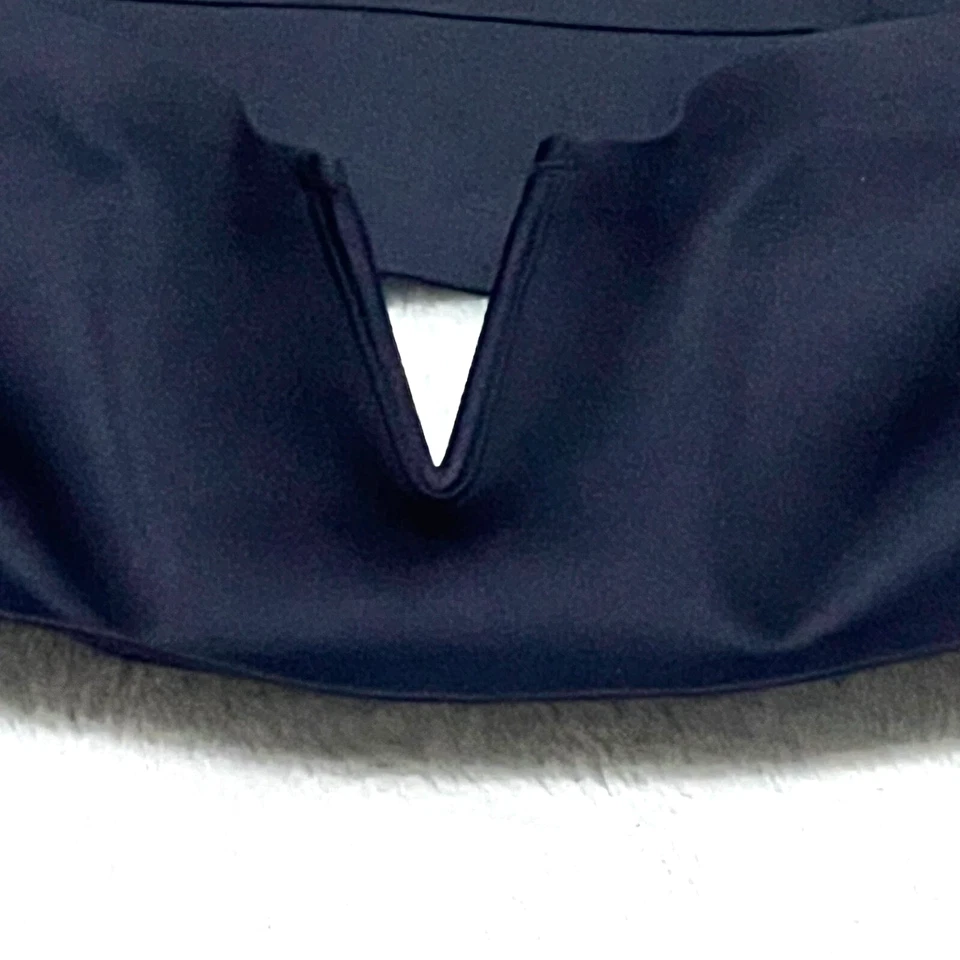 Free People Notched Lily Scuba Bralette Black Size Small Intimately Stretch Top - Image 3 of 4