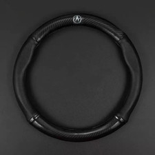 38cm/15inch Steering Wheel Cover Genuine Leat...