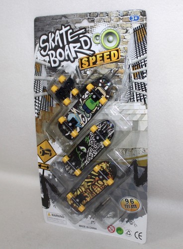 Finger Skate Board Speed People, Super Power, Skulls Set Of 3 IOP New - Picture 7 of 8