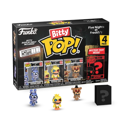 Funko Bitty POP! Five Nights At Freddy's- Nightmare Bonnie/ Nightmare Chica/ Nig
