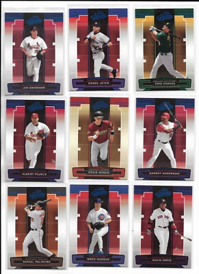 2005 Absolute Memorabilia BLUE Pick-A-Card Edmonds Jeter Chavez Pujols Biggio ++