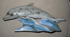 11 x 5.5 inch Ceramic Dolphin Table / Shelf Ornament, Numbered 189 on Bottom — photo 1