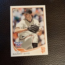 2012 topps opening day Barry Zito 68