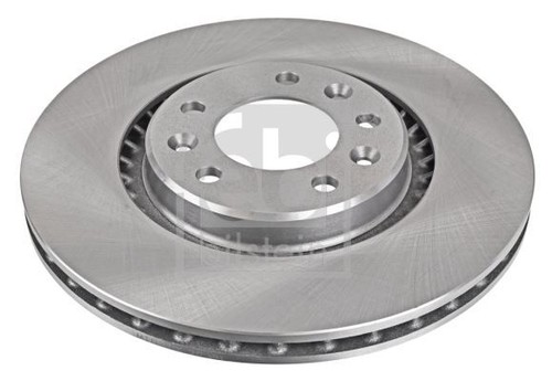 Jeu De 2 Disques De Frein Arrière Complets Febi Bilstein 43937 - 5 Trous, Pour Ducato/Boxer/Jumper