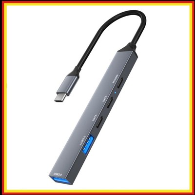 5 In 1 Expansion Dock Hub USB3.0 5Gbps Dongle Hub PD 100W for PC Computer Laptop