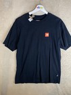 The North Face Casual T-Shirts Top Size L Mens Black Logo Short Sleeve