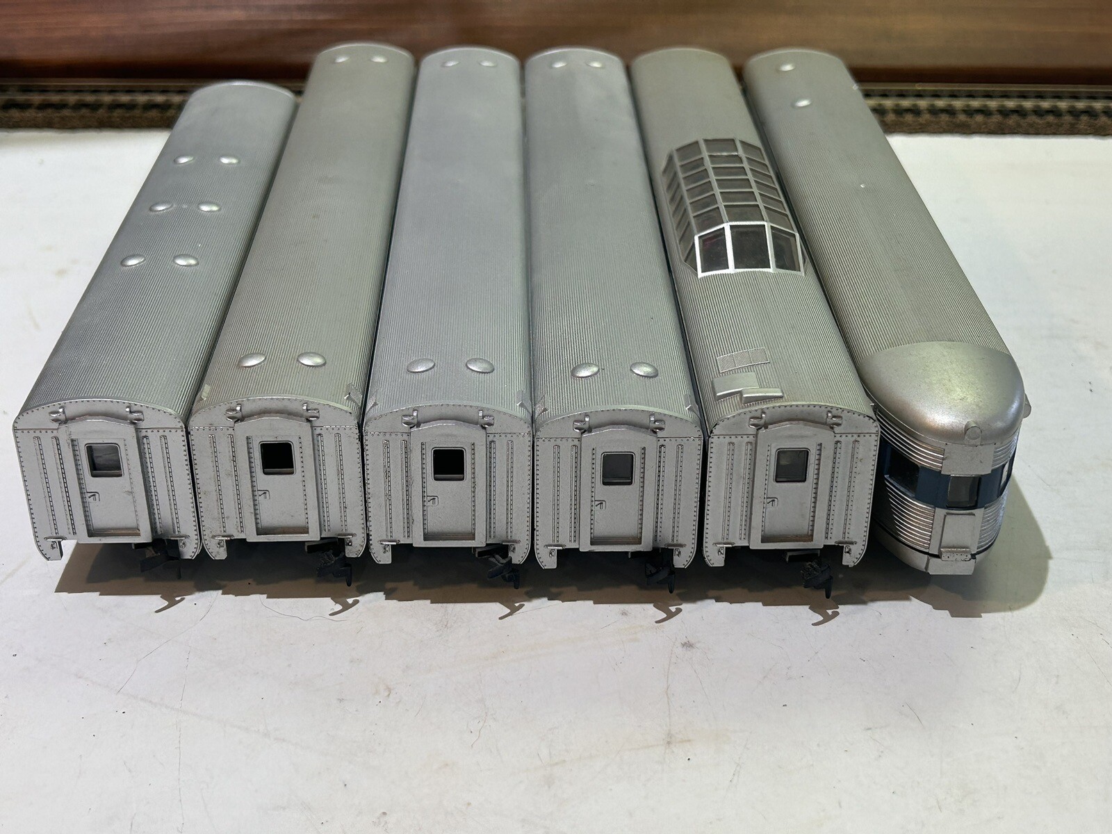 Lot of 6 Athearn HO Scale Passenger Cars, Baltimore & Ohio Vista