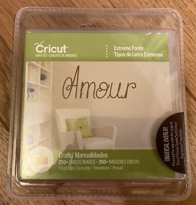 Cricut Extreme Fonts Cartridge - Includes Digital Version Provo Craft 2003588