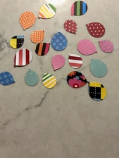 50 Stampin Up Balloons Punches Paper Punchies New Die Cuts