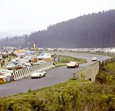 John Surtees Ludovico Scarfiottis Ferrari 330 P3 OLD PHOTO