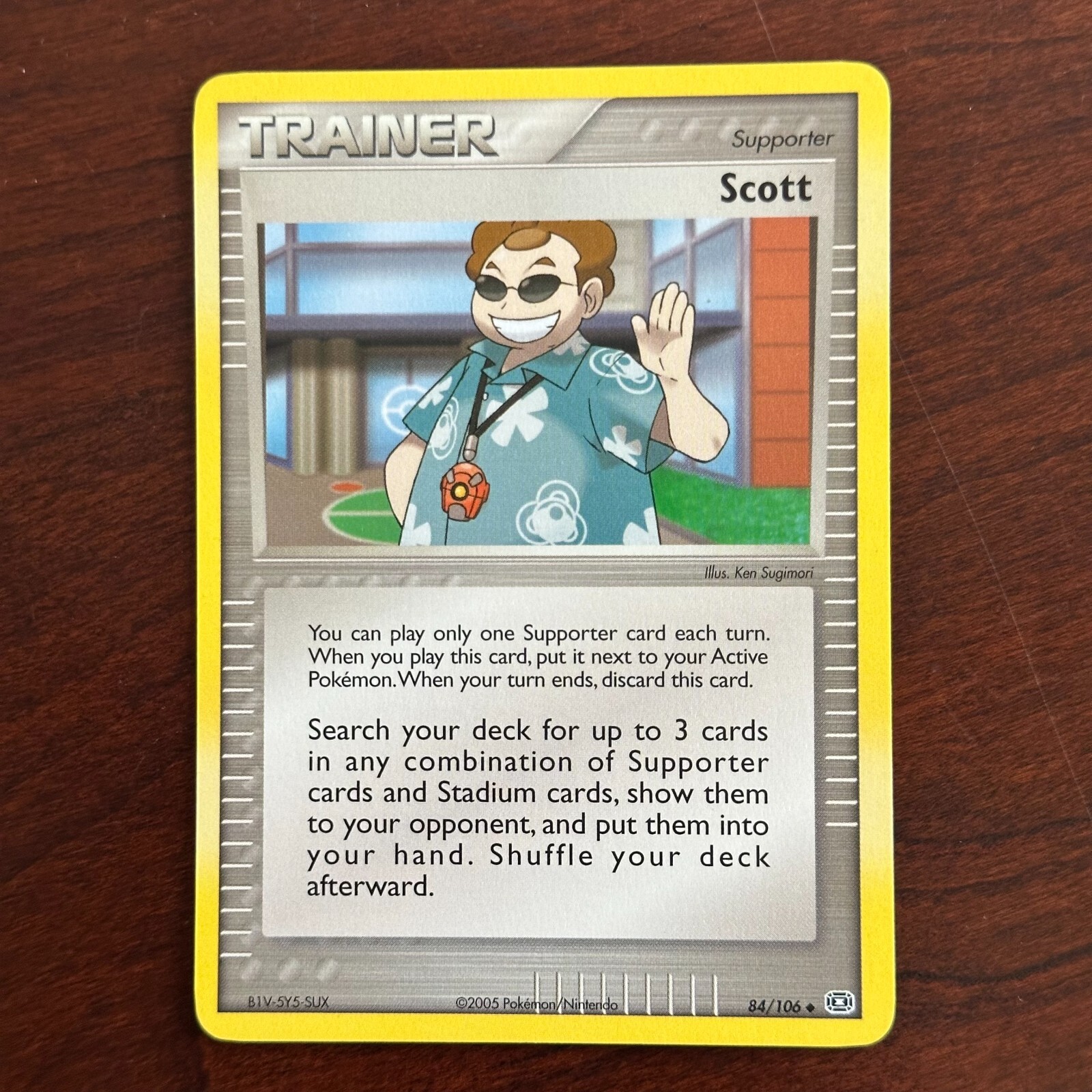 Scott 84/106 Uncommon EX Emerald Pokemon Card