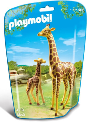 Playmobil City Life Zoo Girafe Et Son Petit Set 2 Pièces 3+ Neuf 6640