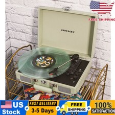 Cruiser Vinyl Record Player with Speakers Wireless Bluetooth Audio Turntables US
