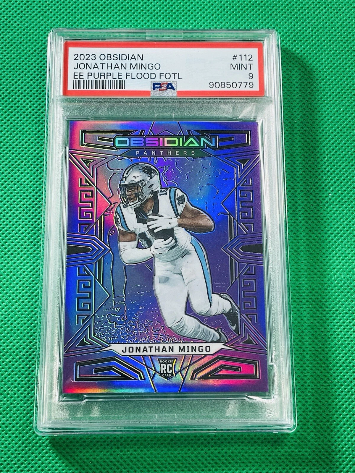 Jonathan Mingo Panini Obsidian #112 FOTL Purple Flood Electric Etch