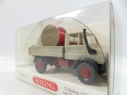 1:87 Wiking 03750128 Unimog 1700 L mit Kabeltrommel W14 - Bild 2 von 3